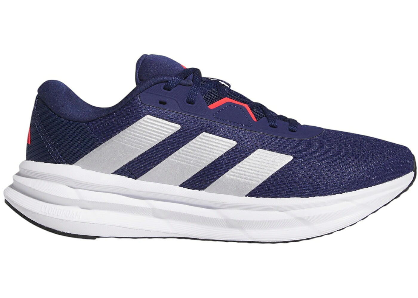 アディダス 天の河 青み 青色 しろがね色 しろがね色 赤 赤いこと スニーカー メンズ ADIDAS GALAXY 7 DARK BLUE SILVER METALLIC LUCID RED / DARK BLUE SILVER METALLIC LUCID