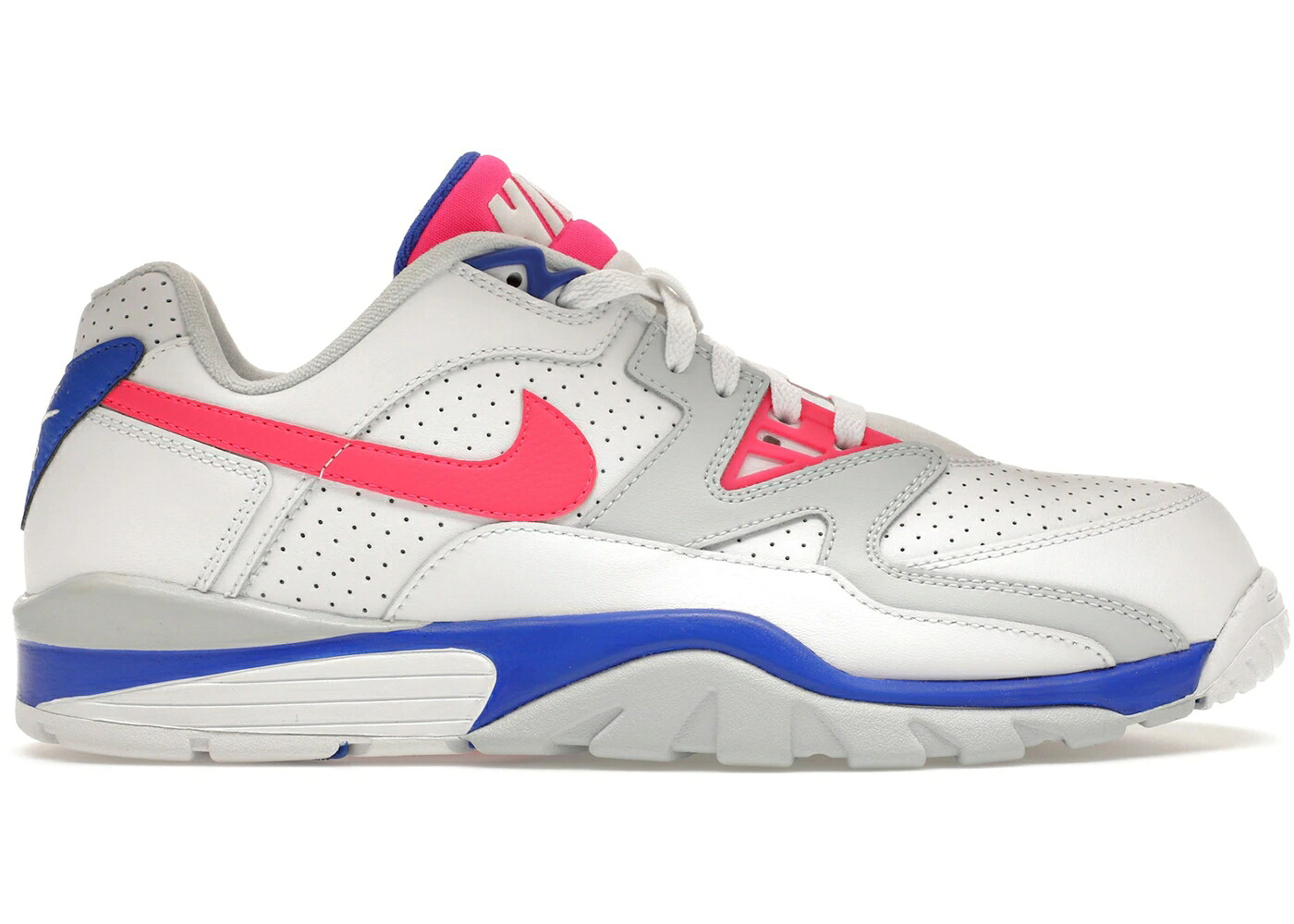 ナイキ トレーナー ピンク 青色 ブルー 白色 ホワイト スニーカー メンズ NIKE AIR CROSS TRAINER 3 LOW HYPER PINK RACER BLUE / WHITE HYPER PINK RACER BLUE FLAT｜スニケス