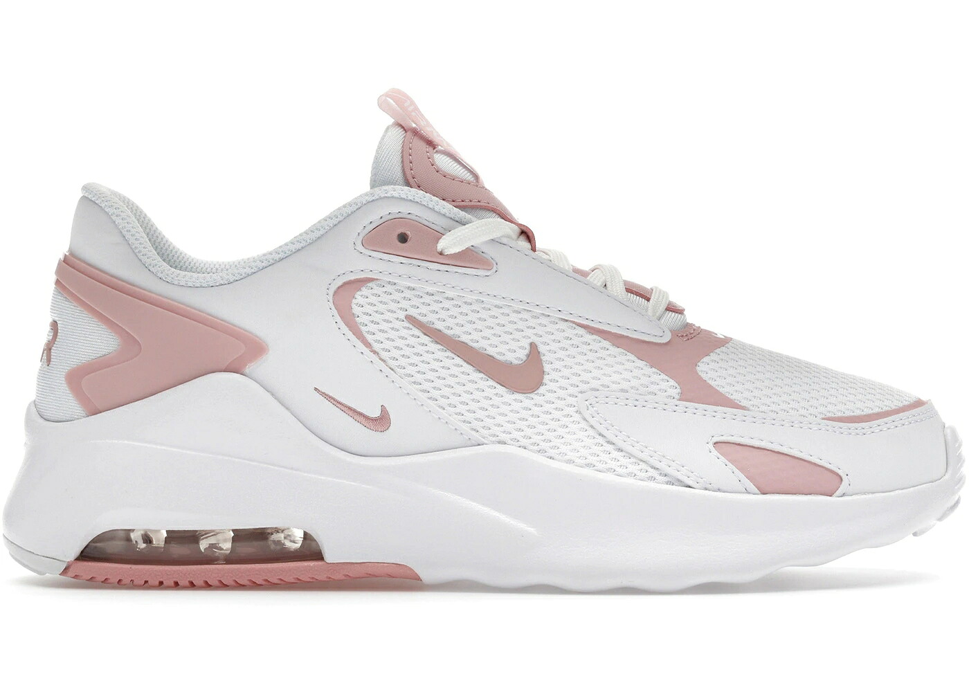 ナイキ マックス 雄捩子 白いこと 白いこと サクラ色 大気圏マックス WOMEN\u0027S スニーカー レディース NIKE AIR MAX BOLT WHITE PINK GLAZE (WOMEN\u0027S) / WHITE WHITE PINK GLAZE