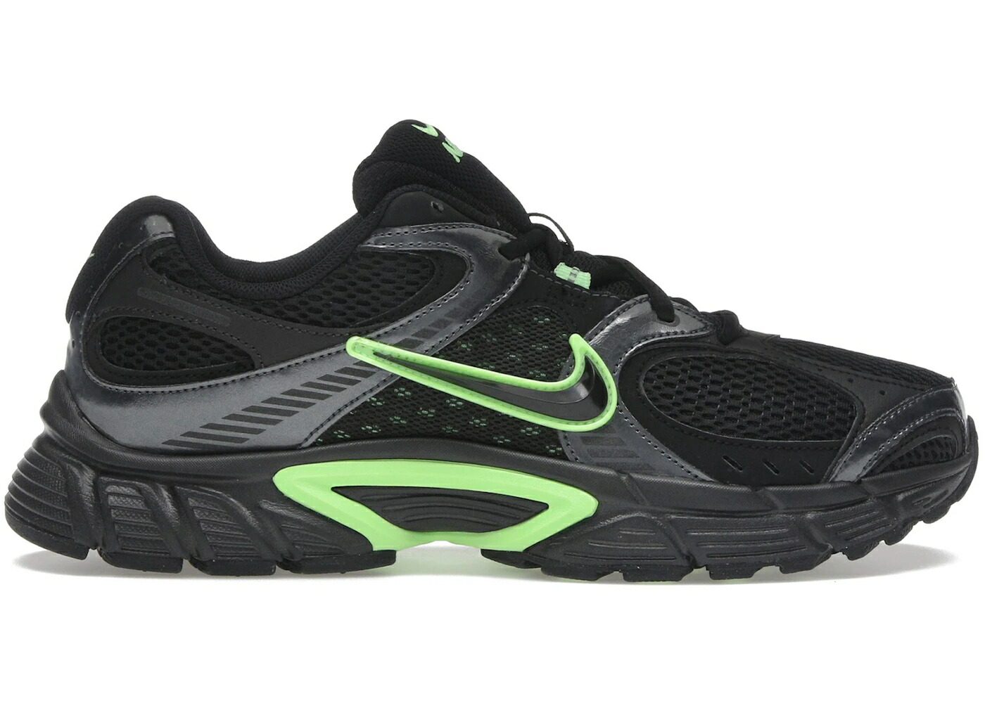 ナイキ 黒いこと 黒いこと 菩提樹 ブラジャー同盟罷業 スニーカー メンズ NIKE V5 RNR BLACK ANTHRACITE LIME BLAST / BLACK ANTHRACITE LIME BLAST