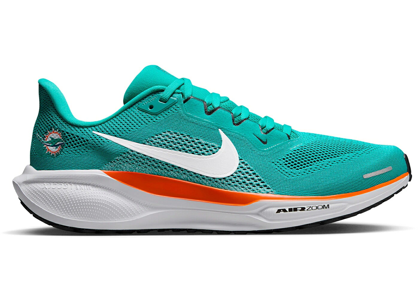 ナイキ ズーム ペガサス マイアミ ドルフィンズ ターボ 緑 グリーン 橙 オレンジ ズームペガサス スニーカー メンズ NIKE AIR ZOOM PEGASUS 41 MIAMI DOLPHINS (2025) / TURBO GREEN BRILLIANT ORANGE
