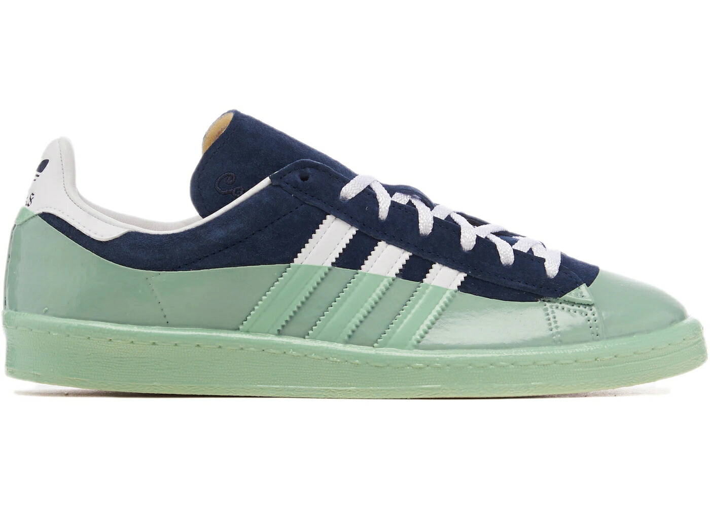アディダス キャンパス 紺色 ネイビー 白色 ホワイト スニーカー メンズ ADIDAS CAMPUS 80S CALI THORNHILL DEWITT NAVY / COLLEGIATE NAVY CLOUD WHITE OFF｜スニケス