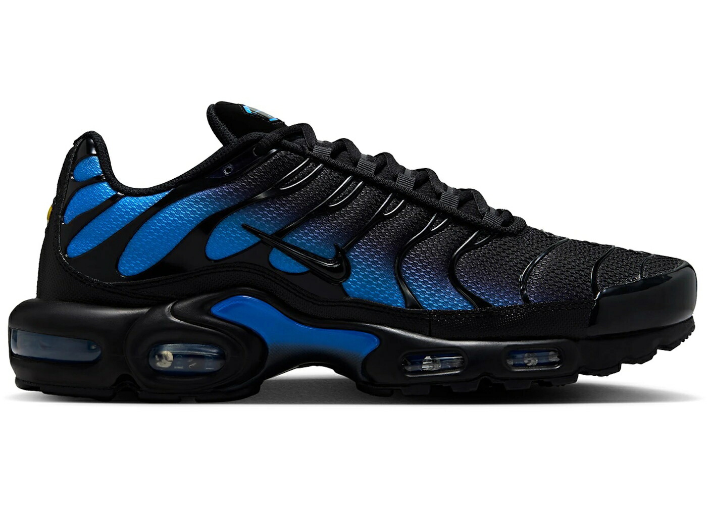 ナイキ マックス 黒いこと 黒いこと 青み 青色 エアマックスプラス スニーカー メンズ NIKE AIR MAX PLUS BLACK BLUE CRYSTAL / BLACK BLUE CRYSTAL BLACK