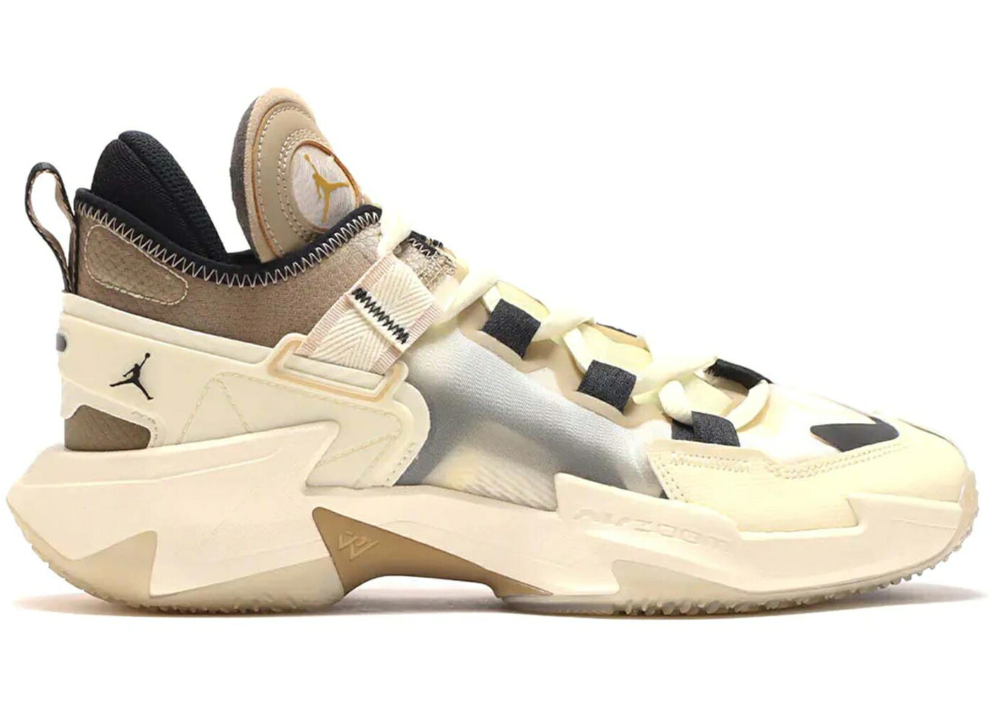 ナイキ ジョーダン カーキ 黒色 ブラック .5 スニーカー メンズ JORDAN WHY NOT COCONUT MILK / COCONUT MILK KHAKI RATTAN BLACK|スニケス