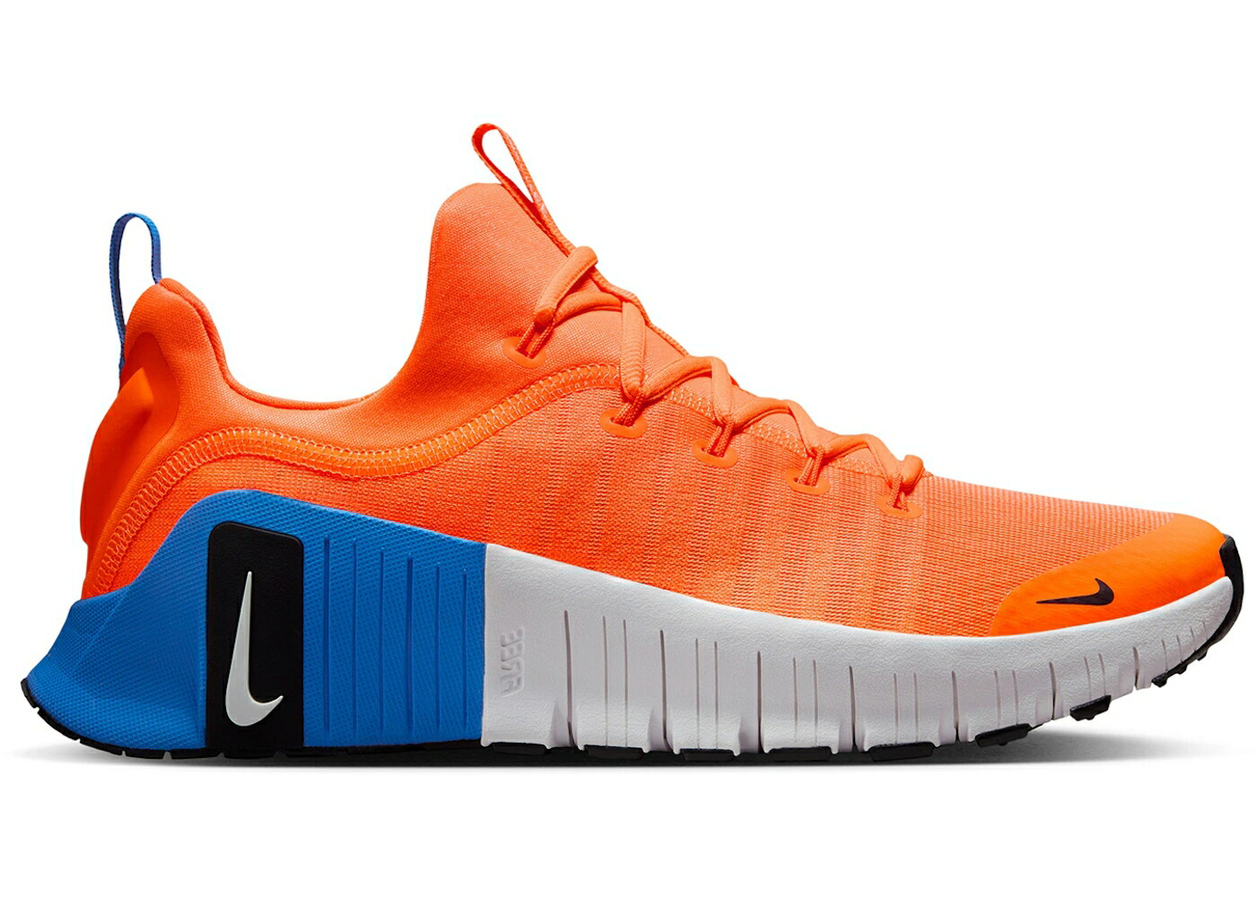 ナイキ フリー 橙 オレンジ 青色 ブルー 黒色 ブラック 白色 ホワイト スニーカー メンズ NIKE FREE METCON 6 TOTAL ORANGE PHOTO BLUE BLACK WHITE / TOTAL ORANGE PHOTO BLUE BLACK