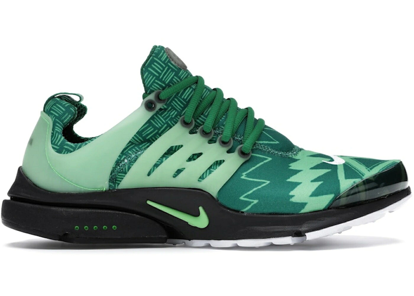 ナイキ プレスト 緑 緑であること ストライク 黒いこと 黒いこと エア湖 スニーカー メンズ NIKE AIR PRESTO NAIJA / PINE GREEN GREEN STRIKE BLACK