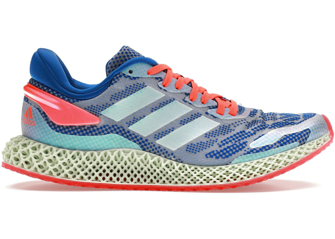 アディダス ラン 青色 ブルー 赤 レッド 白色 ホワイト 1.0 スニーカー メンズ ADIDAS 4D RUN GLORY BLUE SOLAR RED / GLORY BLUE CLOUD WHITE SOLAR RED|スニケス