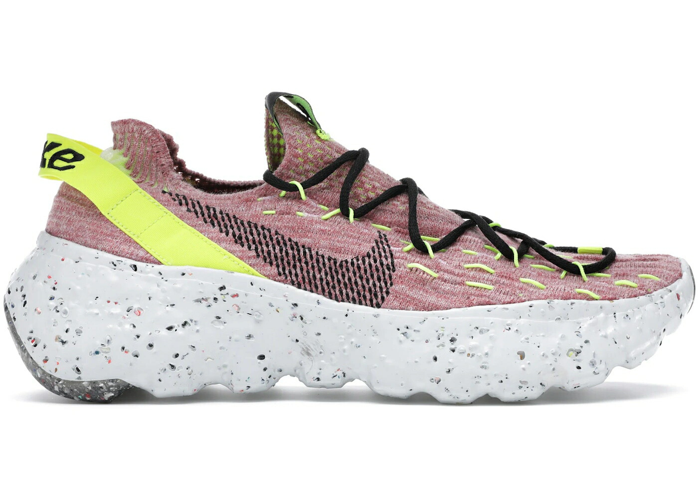 ナイキ 黒いこと 黒いこと WOMEN\u0027S スニーカー レディース NIKE SPACE HIPPIE 04 LEMON VENOM (WOMEN\u0027S) / LEMON VENOM BLACK LIGHT ARCTIC
