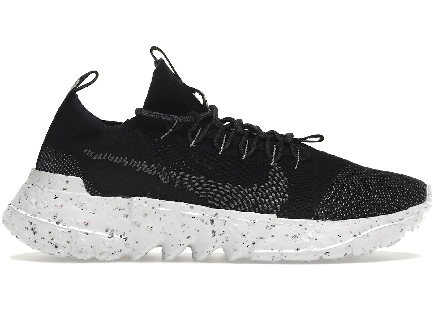ナイキ 黒いこと 黒いこと 紺色 米国海軍 スニーカー メンズ NIKE SPACE HIPPIE 01 BLACK NAVY / BLACK OFF NOIR MIDNIGHT NAVY