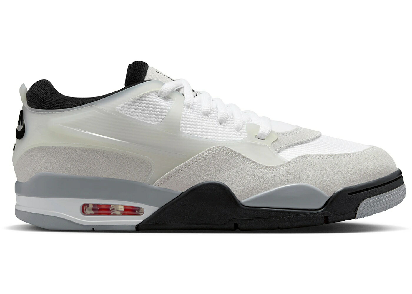 ナイキ ジョーダン 白いこと 白いこと 薄墨色 薄墨色 黒いこと 黒いこと スニーカー メンズ JORDAN 4 RM WHITE LIGHT SMOKE GREY BLACK / WHITE INFRARED 23 LIGHT SMOKE