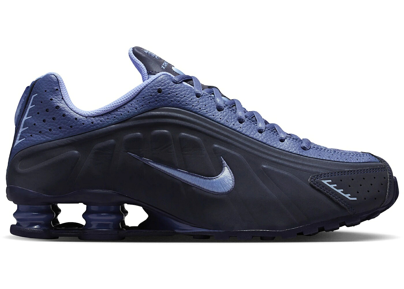 ナイキ ショックス 青味 青み スニーカー メンズ NIKE SHOX R4 OBSIDIAN REFLECTIVE / OBSIDIAN DIFFUSED BLUE LIGHT