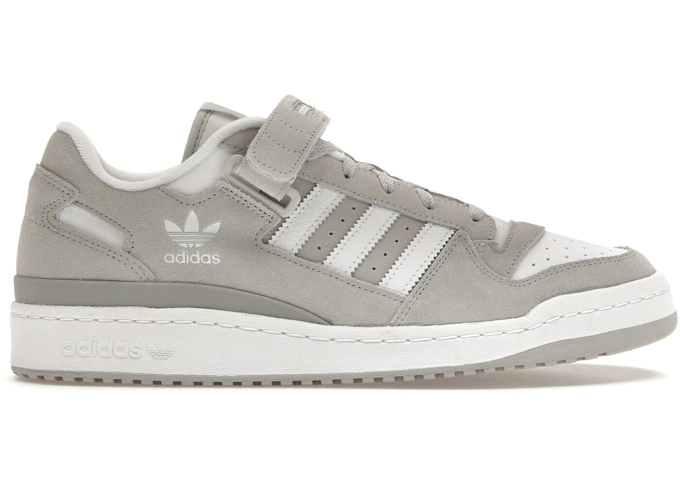 アディダス フォーラム 白色 ホワイト 灰色 グレー スニーカー メンズ ADIDAS FORUM LOW FOOTWEAR WHITE GREY / FOOTWEAR WHITE GREY FOOTWEAR｜スニケス