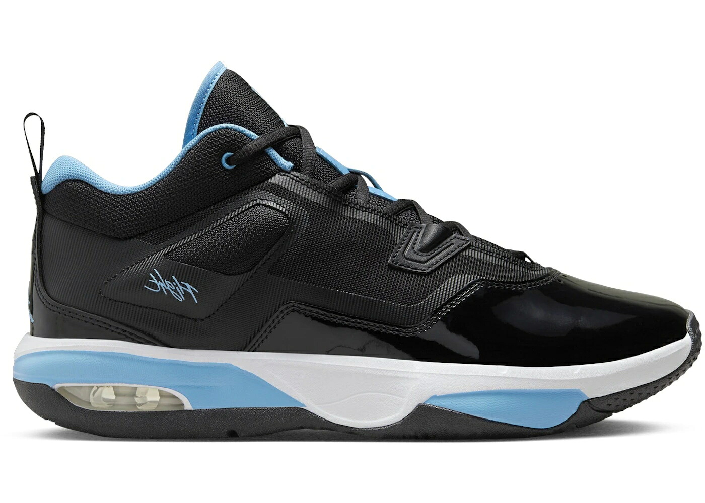 ナイキ ジョーダン 黒いこと 黒いこと 白いこと 白いこと 青み 青色 スニーカー メンズ JORDAN STAY LOYAL 3 BLACK WHITE UNIVERSITY BLUE / BLACK WHITE UNIVERSITY BLUE