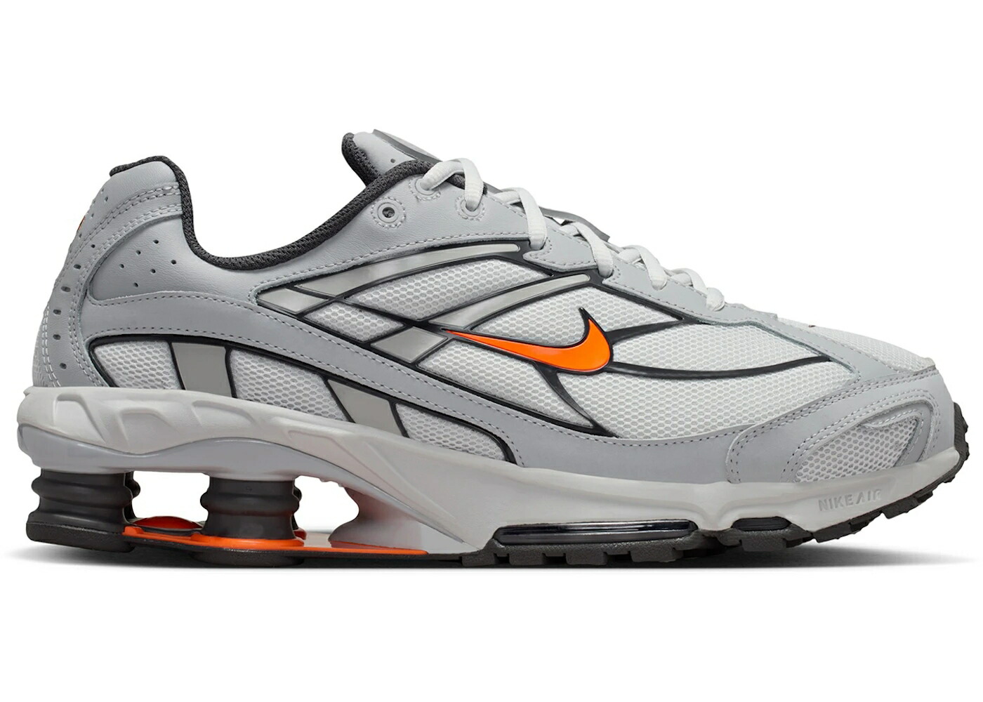 ナイキ ショックス 灰色 グレー 橙 オレンジ スニーカー メンズ NIKE SHOX RIDE 2 LIGHT SMOKE GREY TOTAL ORANGE / PHOTON DUST LIGHT SMOKE GREY