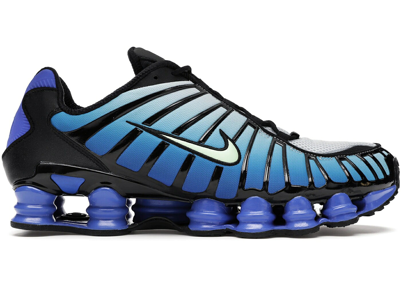 ナイキ ショックス 緑 緑であること 青み 青色 黒いこと 黒いこと スニーカー メンズ NIKE SHOX TL VAPOR GREEN RACER BLUE / BLACK VAPOR GREEN RACER BLUE