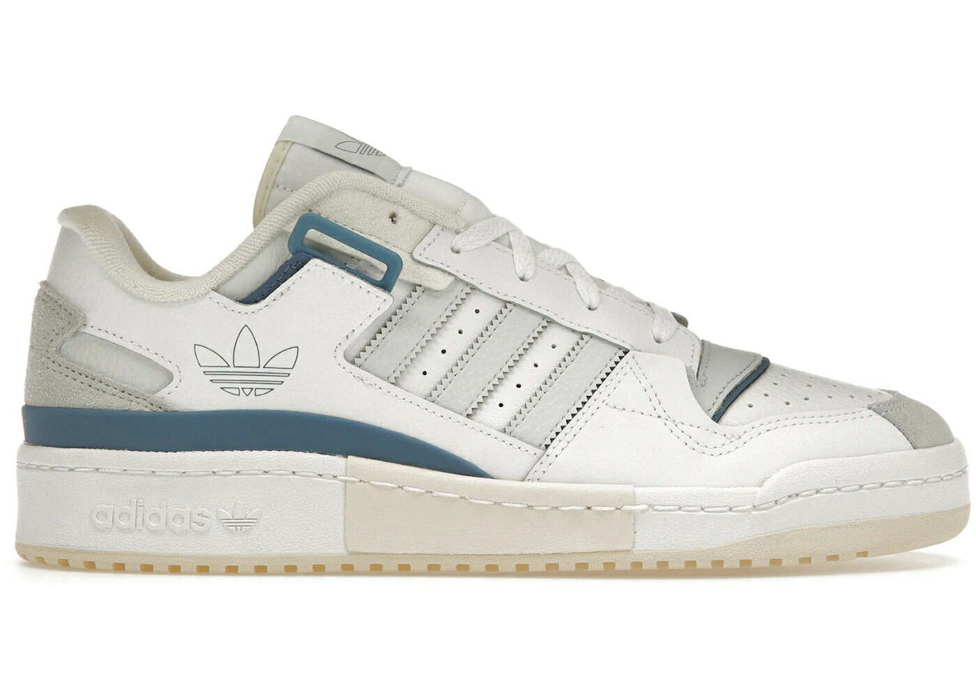 アディダス フォーラム 白色 ホワイト スカイ クリーム スニーカー メンズ ADIDAS FORUM EXHIBIT LOW WHITE SKY TINT / CLOUD WHITE SKY TINT CREAM WHITE