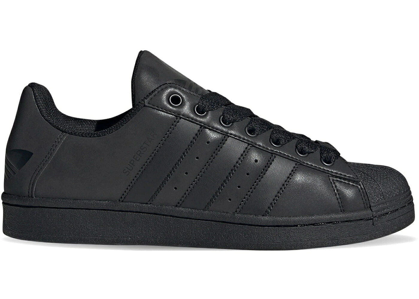 アディダス はやりっ子 黒いこと 黒いこと 中核グループ 白いこと 白いこと スニーカー メンズ ADIDAS SUPERSTAR TRIPLE BLACK REFLECTIVE / CORE BLACK FOOTWEAR WHITE