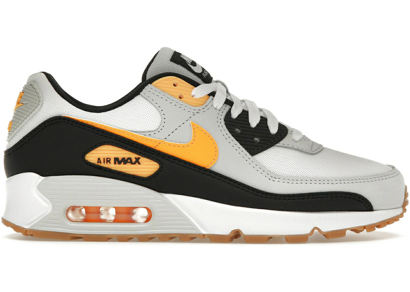 ナイキ マックス 白色 ホワイト レーザー 橙 オレンジ 黒色 ブラック エアマックス スニーカー メンズ NIKE AIR MAX 90 WHITE LASER ORANGE / WHITE PHOTON DUST BLACK LASER