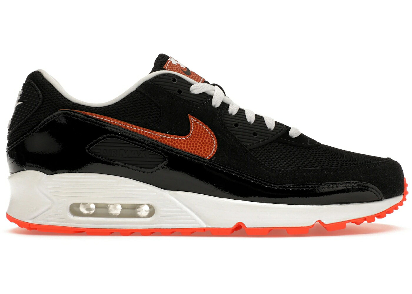 ナイキ マックス スウッシュ スウォッシュ 黒色 ブラック 白色 ホワイト エアマックス スニーカー メンズ NIKE AIR MAX 90 FOOTBALL SWOOSH / BLACK MULTI COLOR WHITE HYPER