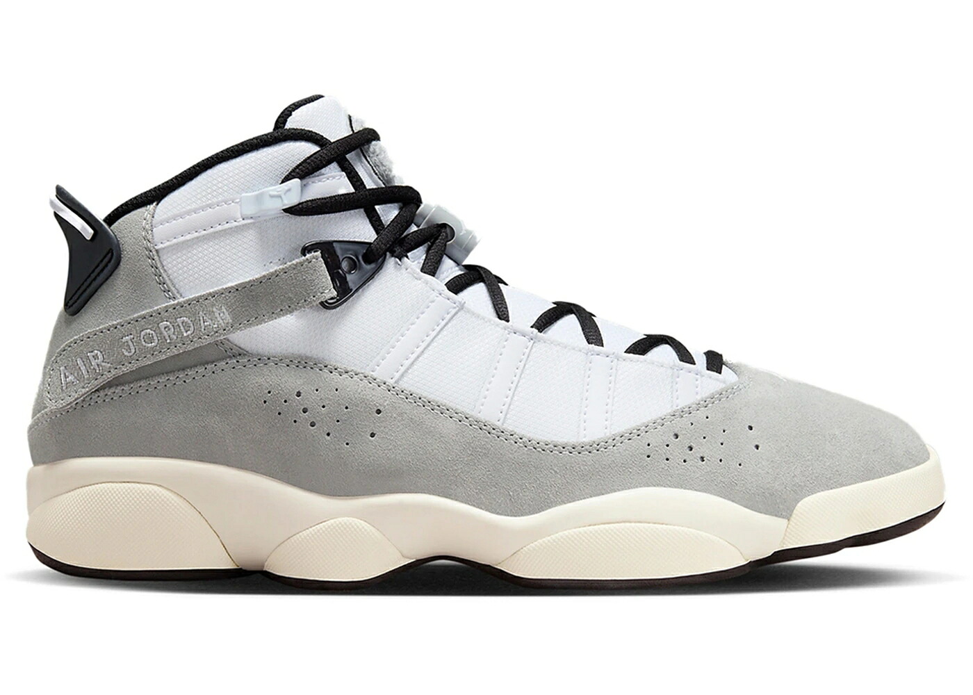 ナイキ ジョーダン 輪っか 薄墨色 シメント 薄墨色 黒いこと 黒いこと スニーカー メンズ JORDAN 6 RINGS CEMENT GREY / LIGHT SMOKE GREY BLACK SAIL