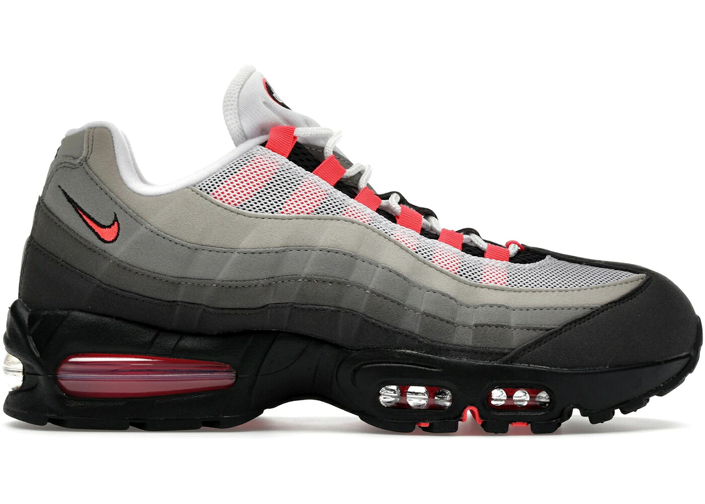 ナイキ マックス 砂上の楼閣 赤 赤いこと 黒いこと 黒いこと エア湖マックス スニーカー メンズ NIKE AIR MAX 95 OG BIG BUBBLE SOLAR RED (2025) / BLACK SOLAR RED MEDIUM ASH DARK