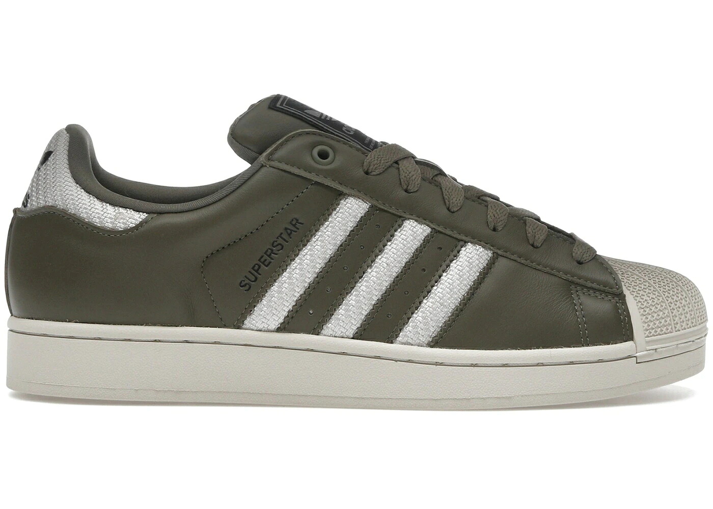 アディダス スーパースター カーキ コア スニーカー メンズ ADIDAS SUPERSTAR II MEDIUM DARK KHAKI BLISS / MEDIUM DARK KHAKI BLISS CORE｜スニケス 34,125円
