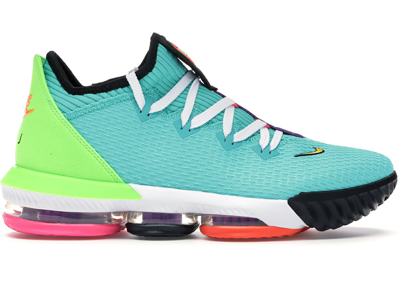 ナイキ レブロン マックス 調教師 翡翆 ジェード 橙 オレンジ色 エア湖マックス スニーカー メンズ NIKE LEBRON 16 LOW AIR MAX TRAINER 2 / HYPER JADE TOTAL ORANGE ELECTRIC