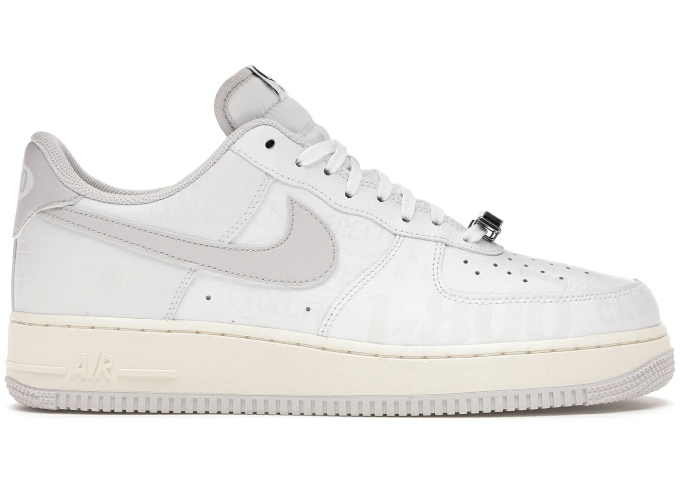ナイキ 白色 ホワイト 灰色 グレー 黒色 ブラック エアフォース スニーカー メンズ NIKE AIR FORCE 1 LOW 1-800 / WHITE VAST GREY SAIL BLACK