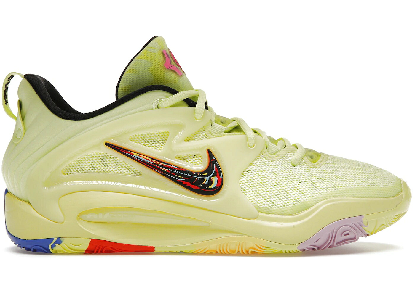 ナイキ 黒いこと 黒いこと スニーカー メンズ NIKE KD 15 AIMBOT / VOLT BLACK MULTI COLOR