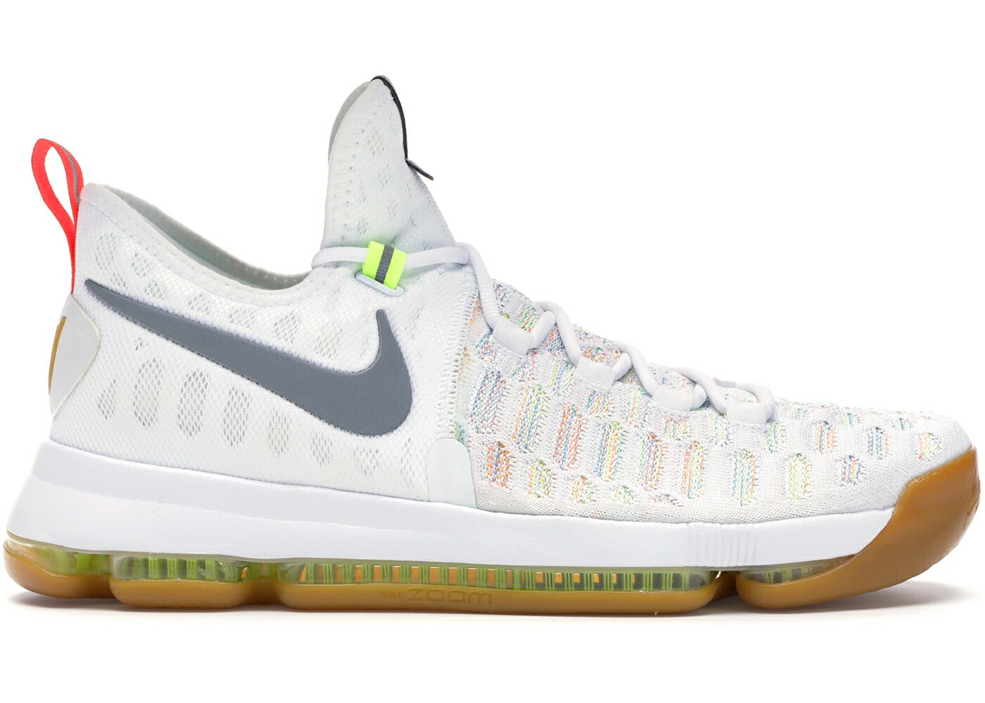 ナイキ サマー 銀色 シルバー スニーカー メンズ NIKE KD 9 SUMMER PACK / MULTICOLOR METALLIC SILVER