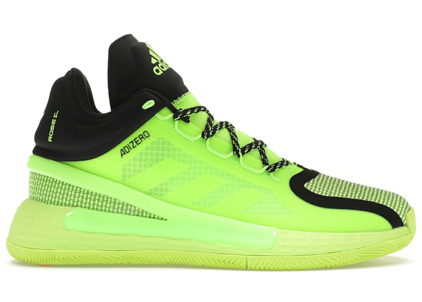アディダス ローズ 緑 グリーン コア 黒色 ブラック スニーカー メンズ ADIDAS D ROSE 11 SIGNAL GREEN / SIGNAL GREEN CORE BLACK SIGNAL