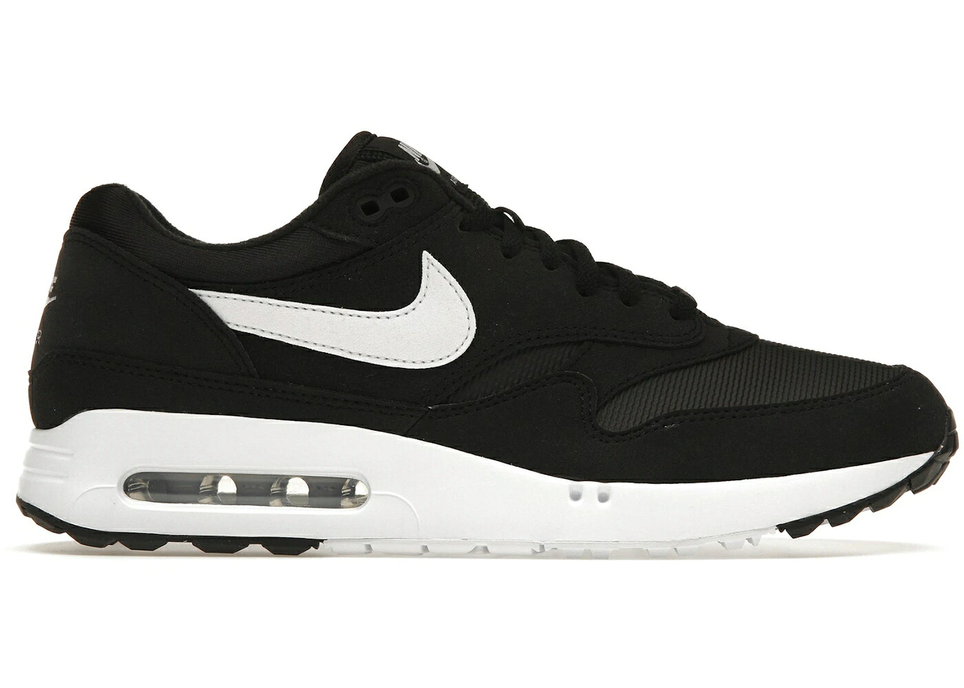 ナイキ マックス ゴルフ 黒色 ブラック 白色 ホワイト エアマックス スニーカー メンズ NIKE AIR MAX 1 GOLF BLACK WHITE / BLACK WHITE|スニケス
