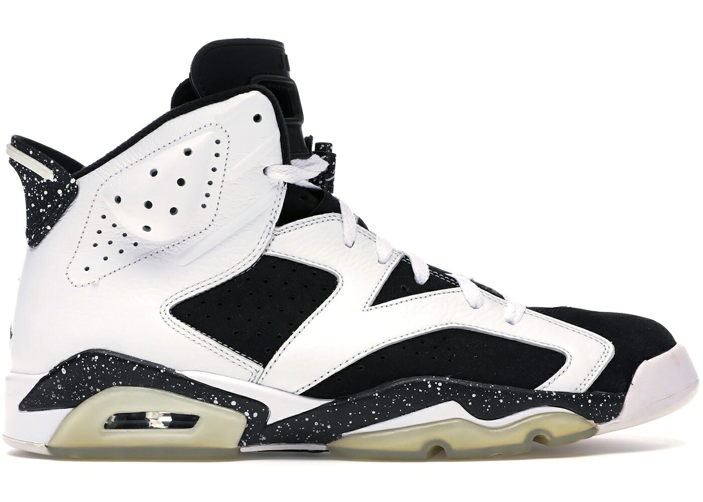 ナイキ ジョーダン 白色 ホワイト 黒色 ブラック スニーカー メンズ JORDAN 6 RETRO OREO / WHITE BLACK SPECKLE|スニケス