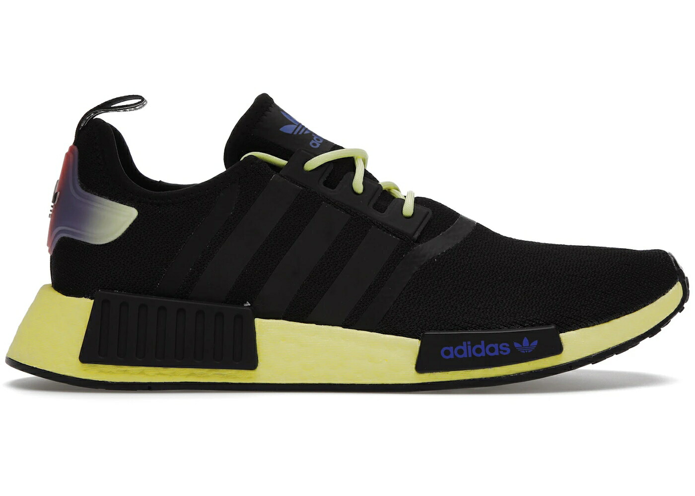 アディダス 黄味がかった 黄色 中核グループ 黒いこと 黒いこと スニーカー メンズ ADIDAS NMD R1 PULSE YELLOW CORE BLACK / CORE BLACK PULSE YELLOW SONIC