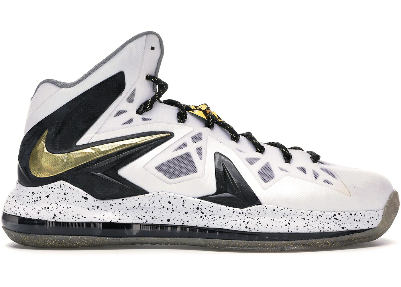 ナイキ レブロン 白いこと 白いこと ゴールド 黒いこと 黒いこと ELITE+ スニーカー メンズ NIKE LEBRON X WHITE GOLD / WHITE METALLIC GOLD BLACK
