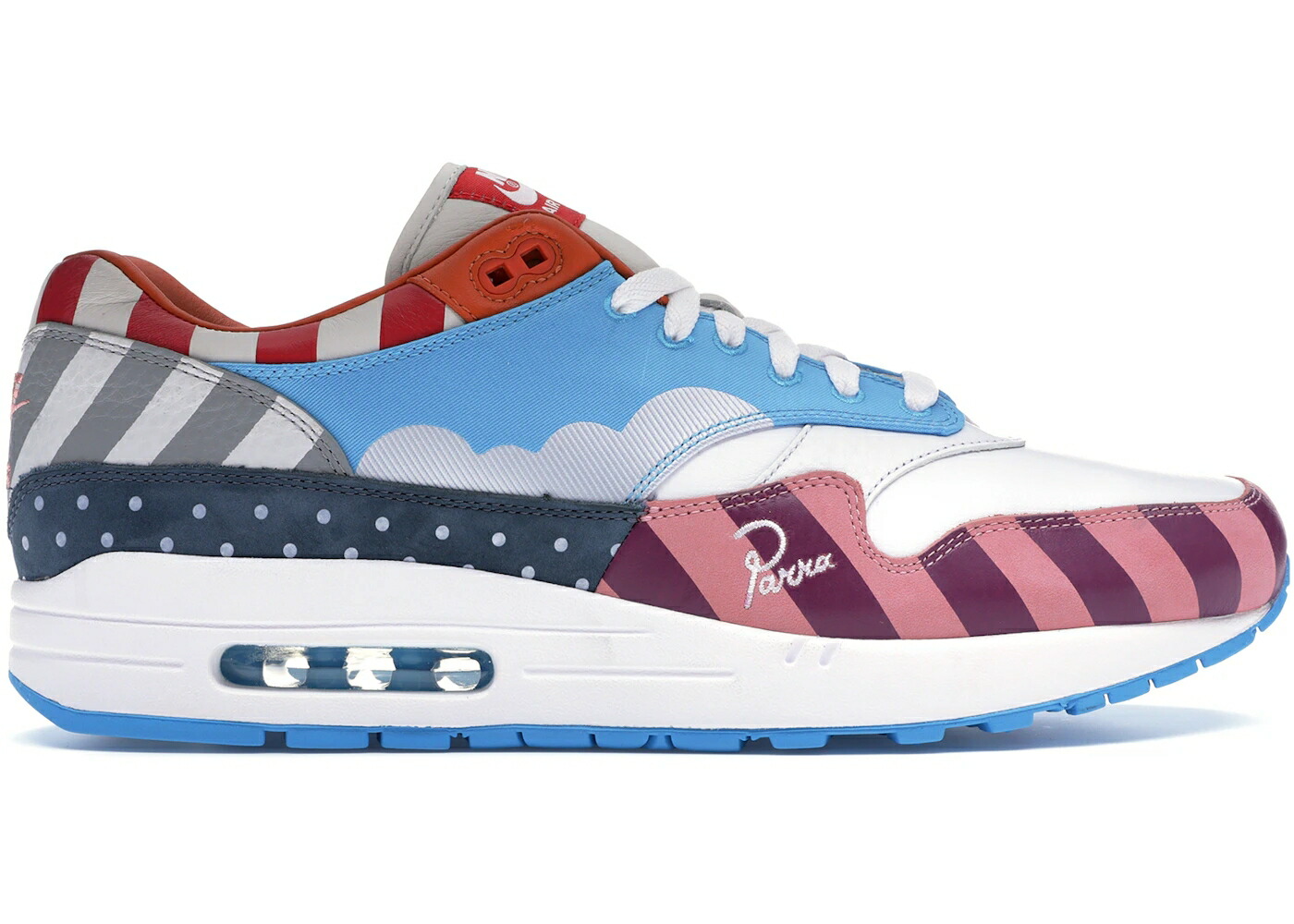 ナイキ マックス 白色 ホワイト エアマックス スニーカー メンズ NIKE AIR MAX 1 PARRA (2018) (FRIENDS AND FAMILY) / WHITE MULTI COLOR