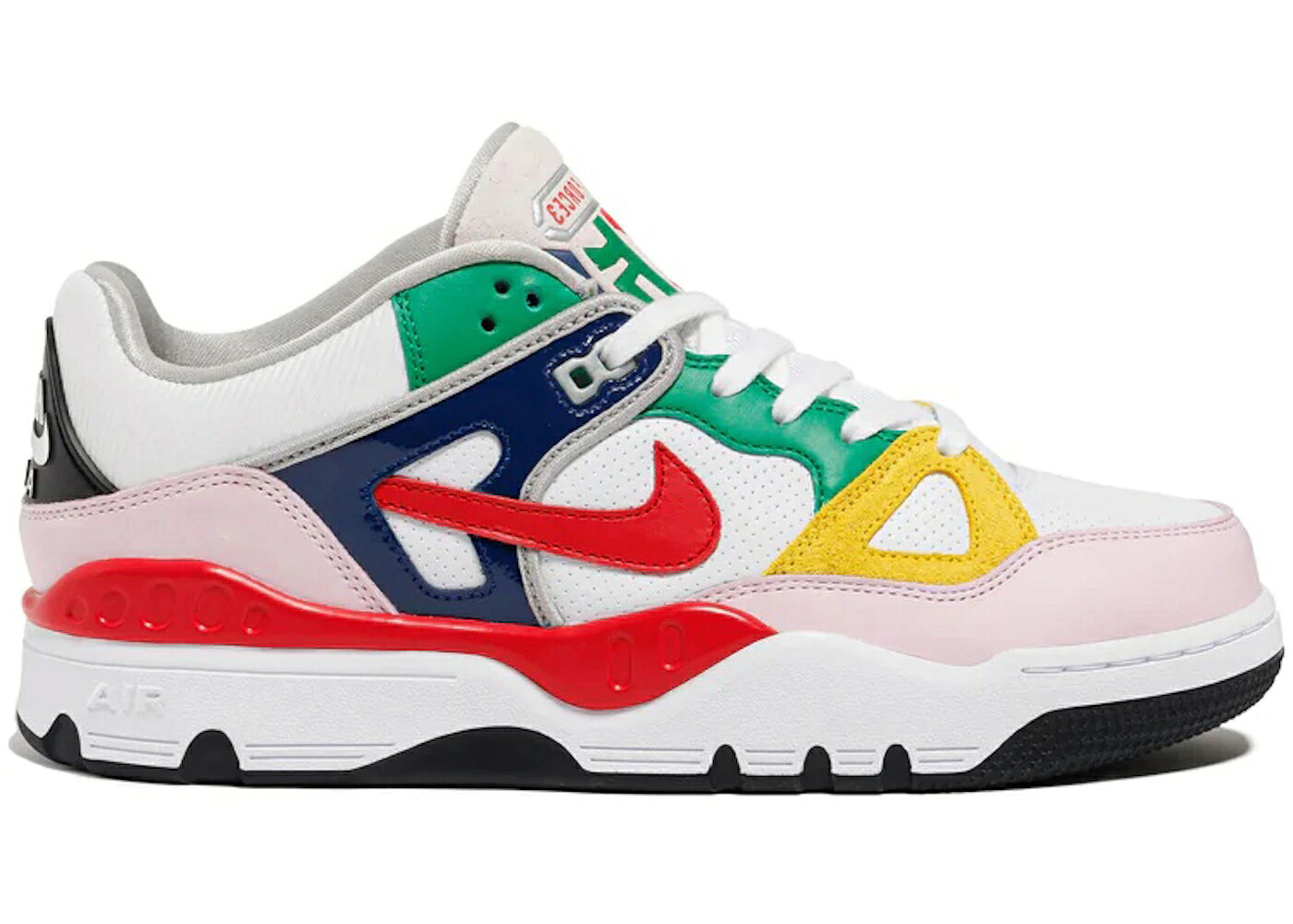 ナイキ 白いこと 白いこと 赤 赤いこと 黄味がかった 黄色 空軍 スニーカー メンズ NIKE AIR FORCE 3 LOW SP NIGO WHITE (OGIN EDITION) / WHITE UNIVERSITY RED TOUR YELLOW