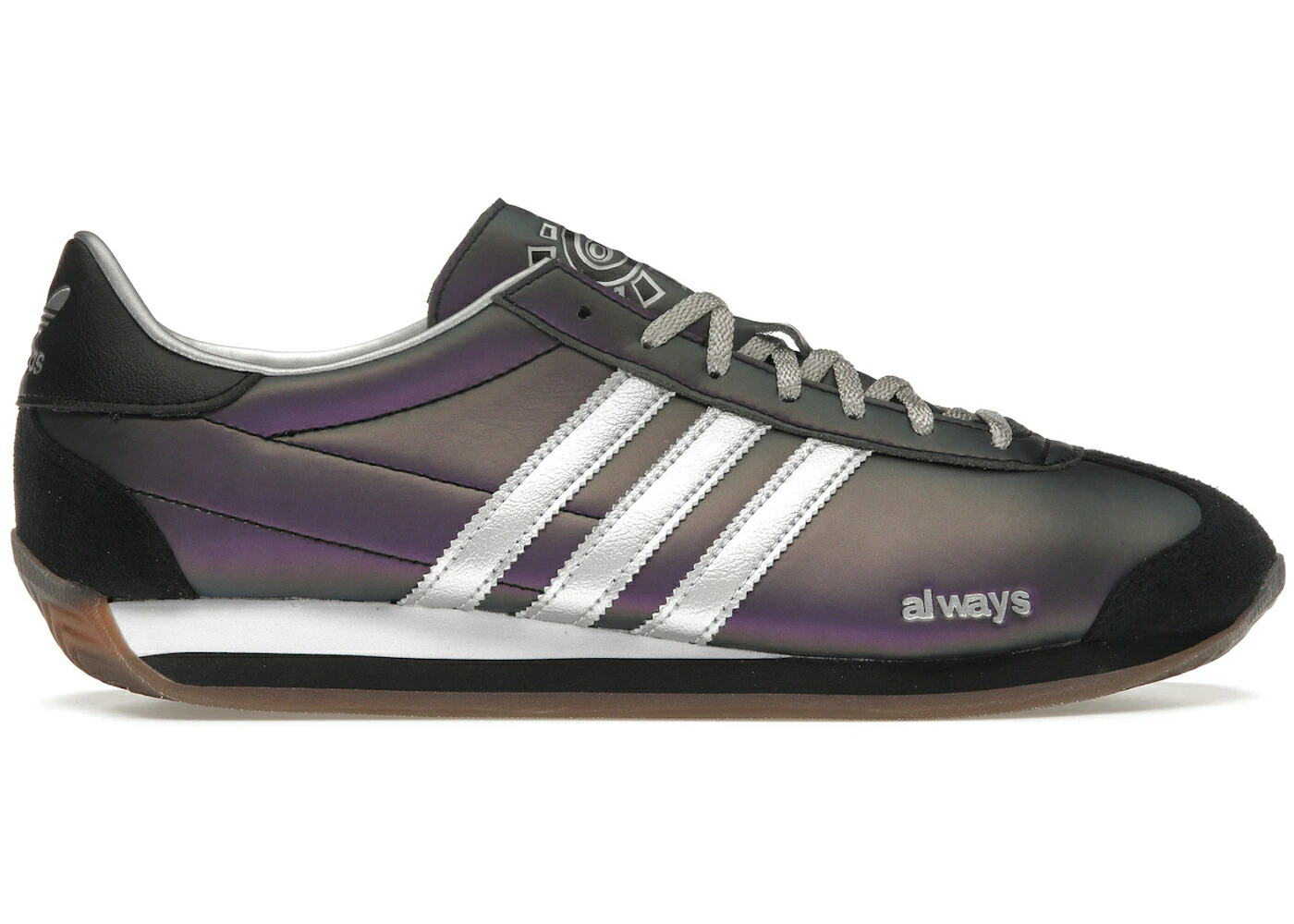 アディダス カントリー 紫 パープル しろがね色 しろがね色 中核グループ スニーカー メンズ ADIDAS COUNTRY OG ALWAYS DO WHAT YOU SHOULD / PURPLE SILVER METALLIC CORE