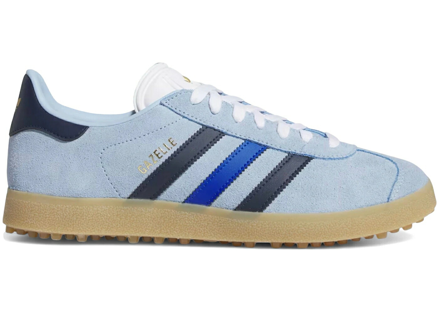 アディダス ガゼル ゴルフ スカイ ナイト 藍色 インディゴ スニーカー メンズ ADIDAS GAZELLE SPIKELESS GOLF CLEAR SKY NIGHT INDIGO / CLEAR SKY NIGHT INDIGO ROYAL