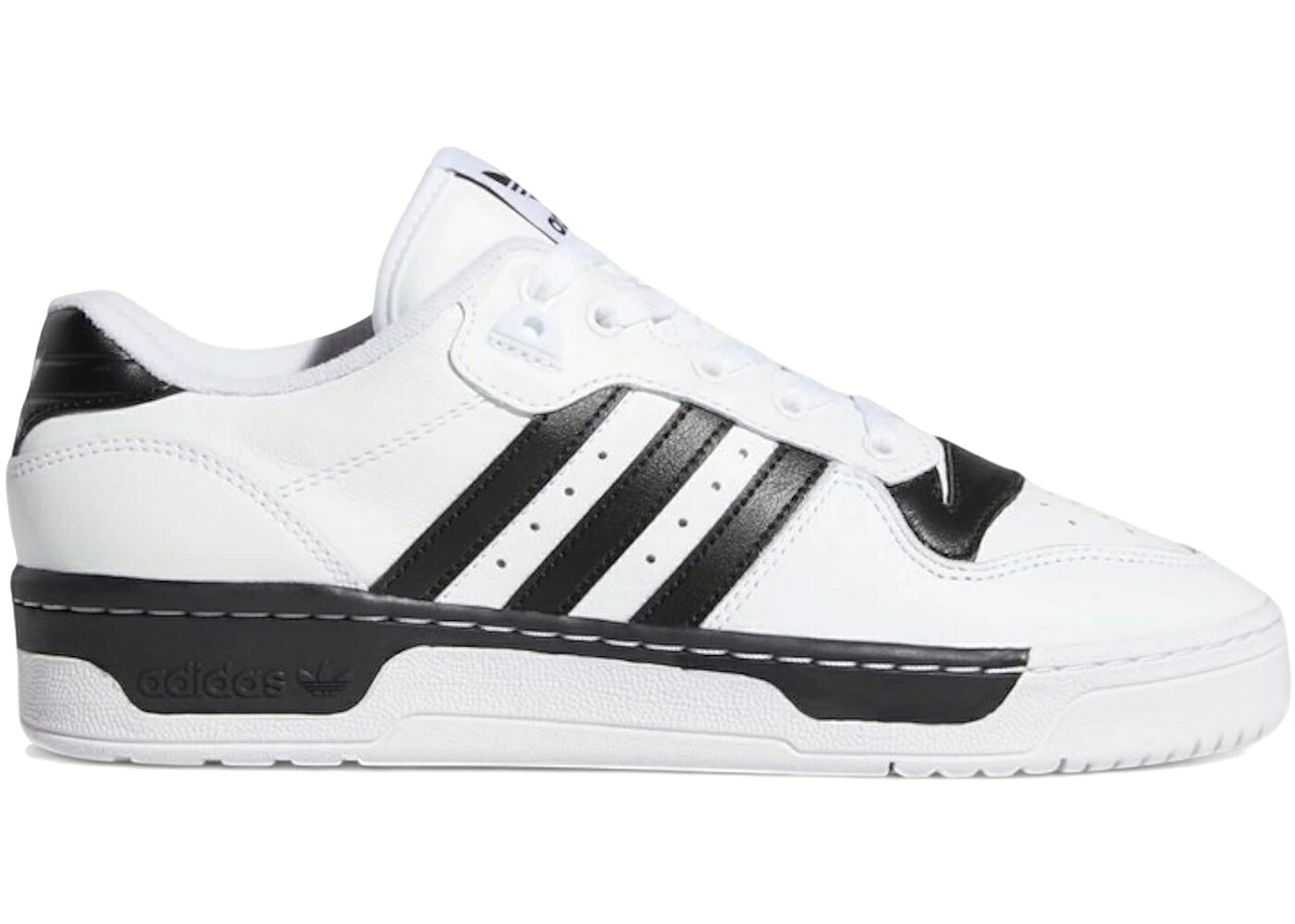 アディダス 白いこと 白いこと 中核グループ 黒いこと 黒いこと スニーカー メンズ ADIDAS RIVALRY LOW CLOUD WHITE CORE BLACK STRIPES / CLOUD WHITE CLOUD WHITE CORE メンズ靴-スニーカー