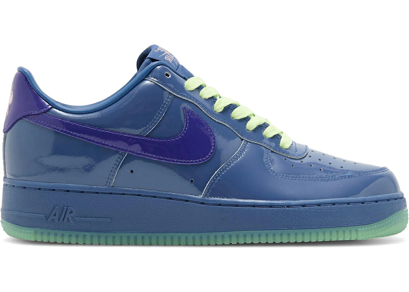 ナイキ 専売特許 なめし革 紺色 米国海軍 空軍 スニーカー メンズ NIKE AIR FORCE 1 LOW PATENT LEATHER MYSTIC NAVY GRAPE ICE / MYSTIC NAVY GRAPE ICE LIGHT
