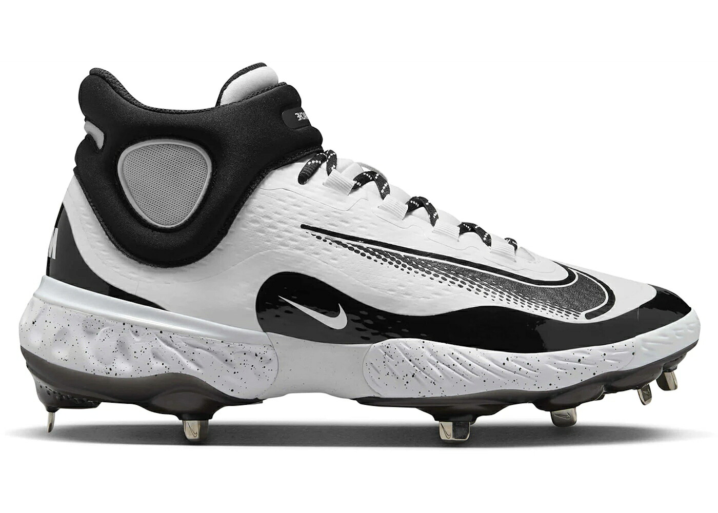 ナイキ アルファ ハラチ エリート ミッド 白いこと 白いこと 黒いこと 黒いこと アルファハラチ スニーカー メンズ NIKE ALPHA HUARACHE ELITE 4 MID WHITE BLACK / WHITE BLACK