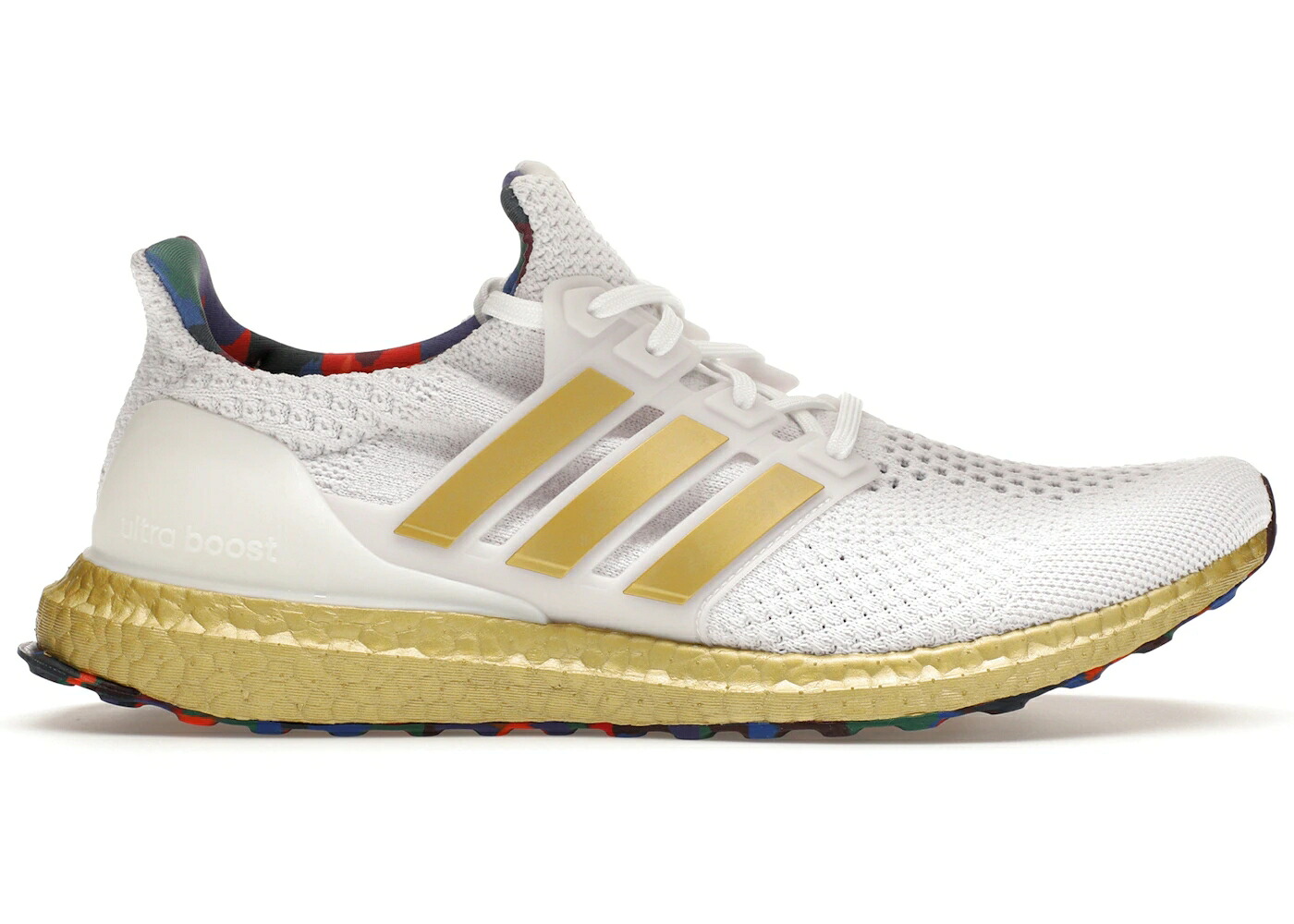 アディダス ウルトラ ブースト 白いこと 白いこと ゴールド ウルトラブースト 5.0 スニーカー メンズ ADIDAS ULTRA BOOST TITLE I IX / CLOUD WHITE GOLD METALLIC ROYAL