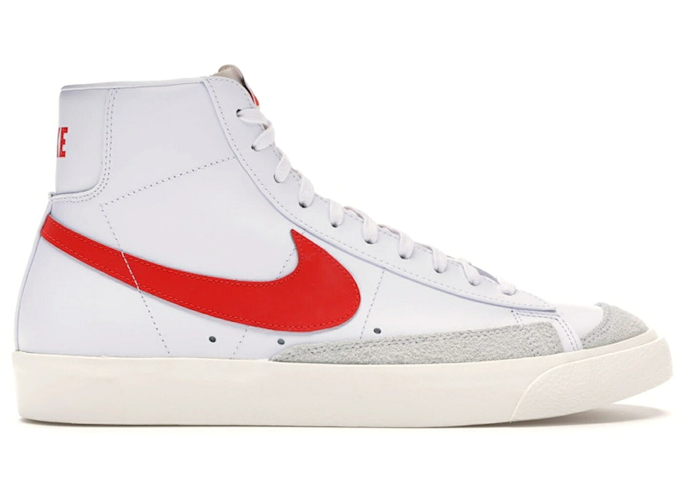 ナイキ ブレイザー ミッド 赤 レッド 白色 ホワイト スニーカー メンズ NIKE BLAZER MID 77 HABANERO RED / HABANERO RED SAIL WHITE|スニケス