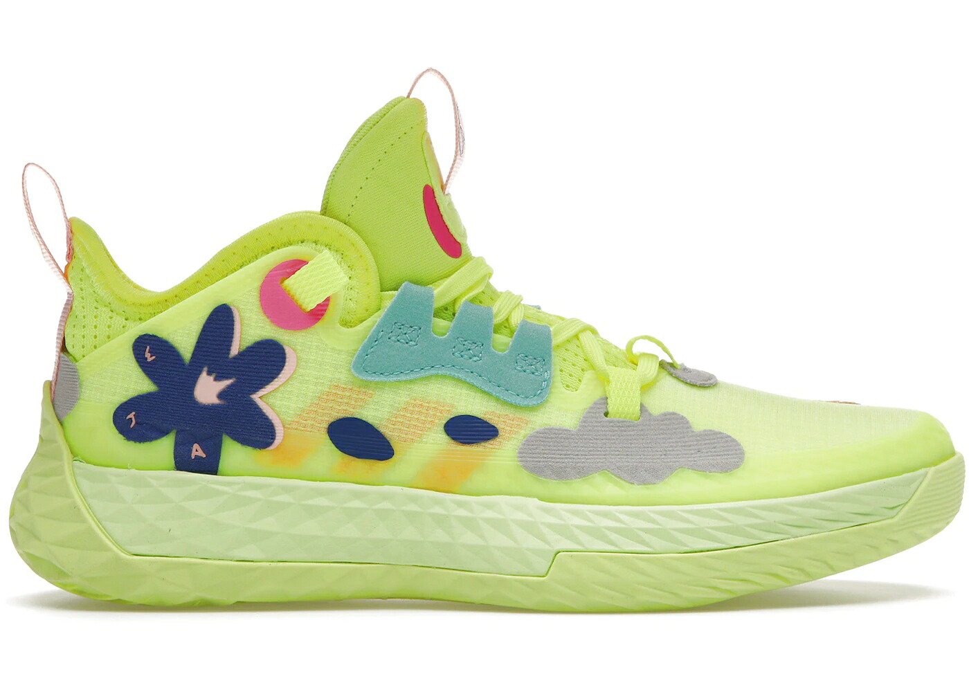 アディダス ハーデン 黄色 イエロー クルー VOL. ジュニア キッズ ADIDAS HARDEN 5 FUTURENATURAL SOLAR YELLOW (GS) / SOLAR YELLOW CREW YELLOW HI RES ベビー マタニティ スニーカー|スニケス