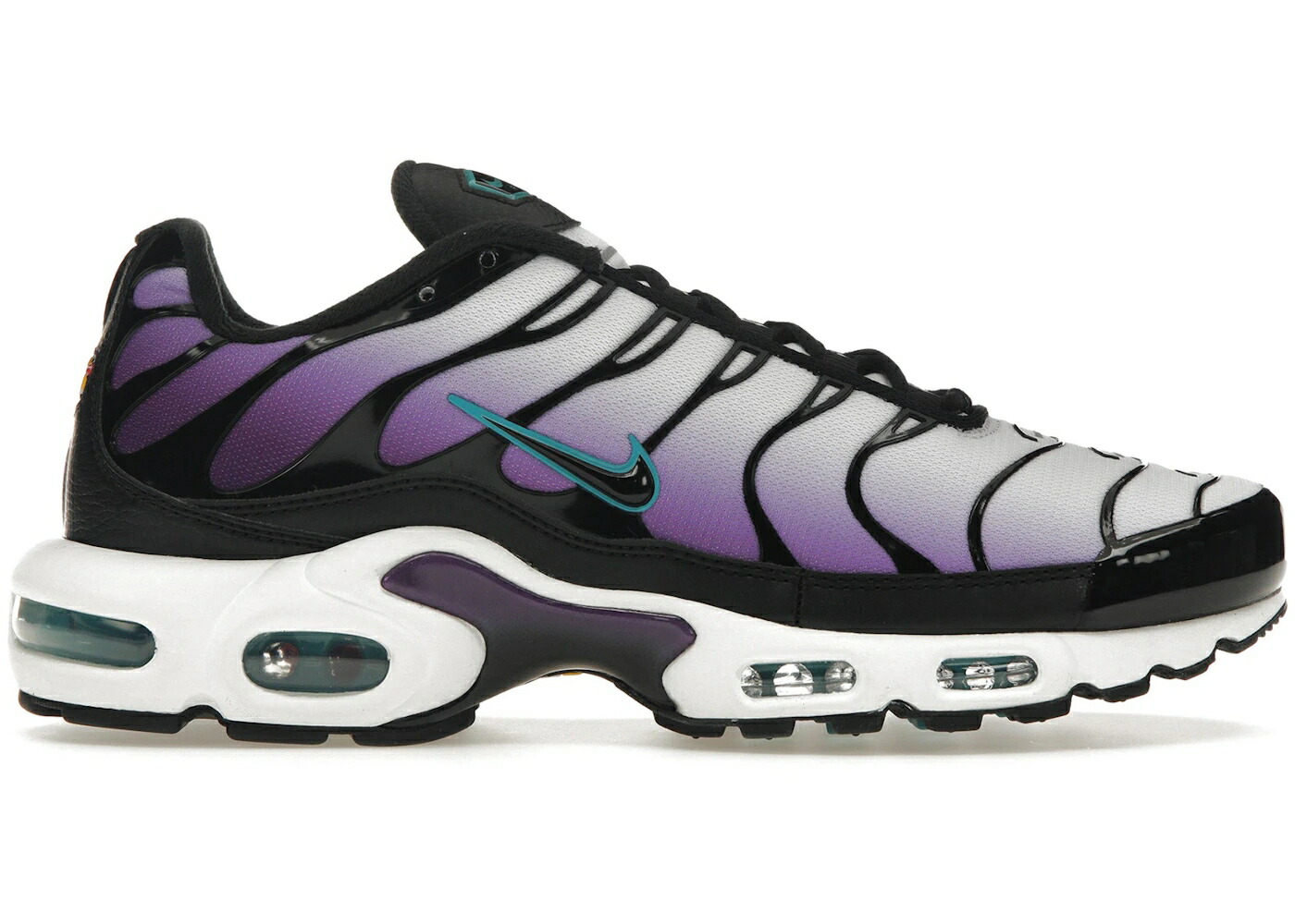 ナイキ マックス リベンジ 紫 パープル 黒色 ブラック エアマックスプラス スニーカー メンズ NIKE AIR MAX PLUS REVERSE GRAPE / DISCO PURPLE BLACK TEAL NEBULA