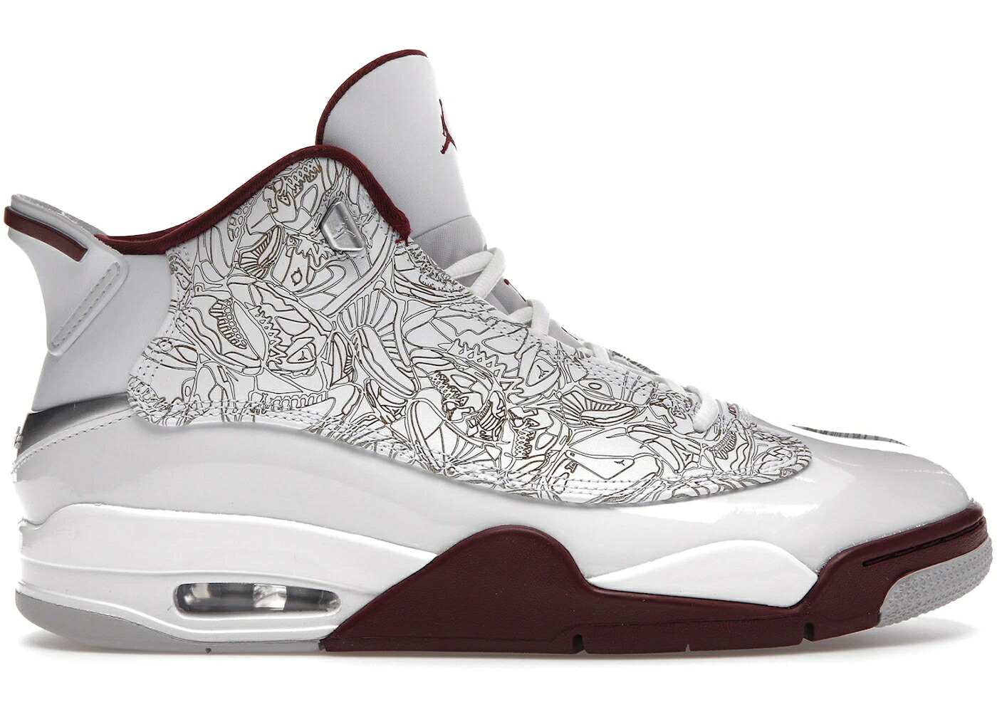 ナイキ ジョーダン 皆無 白いこと 白いこと しろがね色 しろがね色 ダブゼロ スニーカー メンズ JORDAN DUB ZERO CHERRYWOOD / WHITE CHERRYWOOD SILVER
