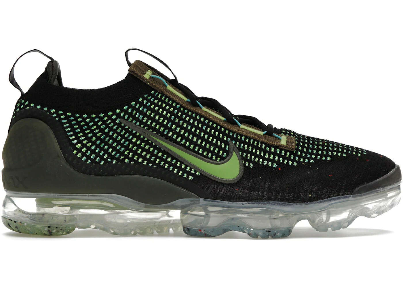 ナイキ 黒いこと 黒いこと 積貨委託貨物 カーキ エアヴェイパーマックス スニーカー メンズ NIKE AIR VAPORMAX 2021 FK BLACK CHLOROPHYLL CARGO KHAKI / BLACK CARGO KHAKI WASHED TEAL