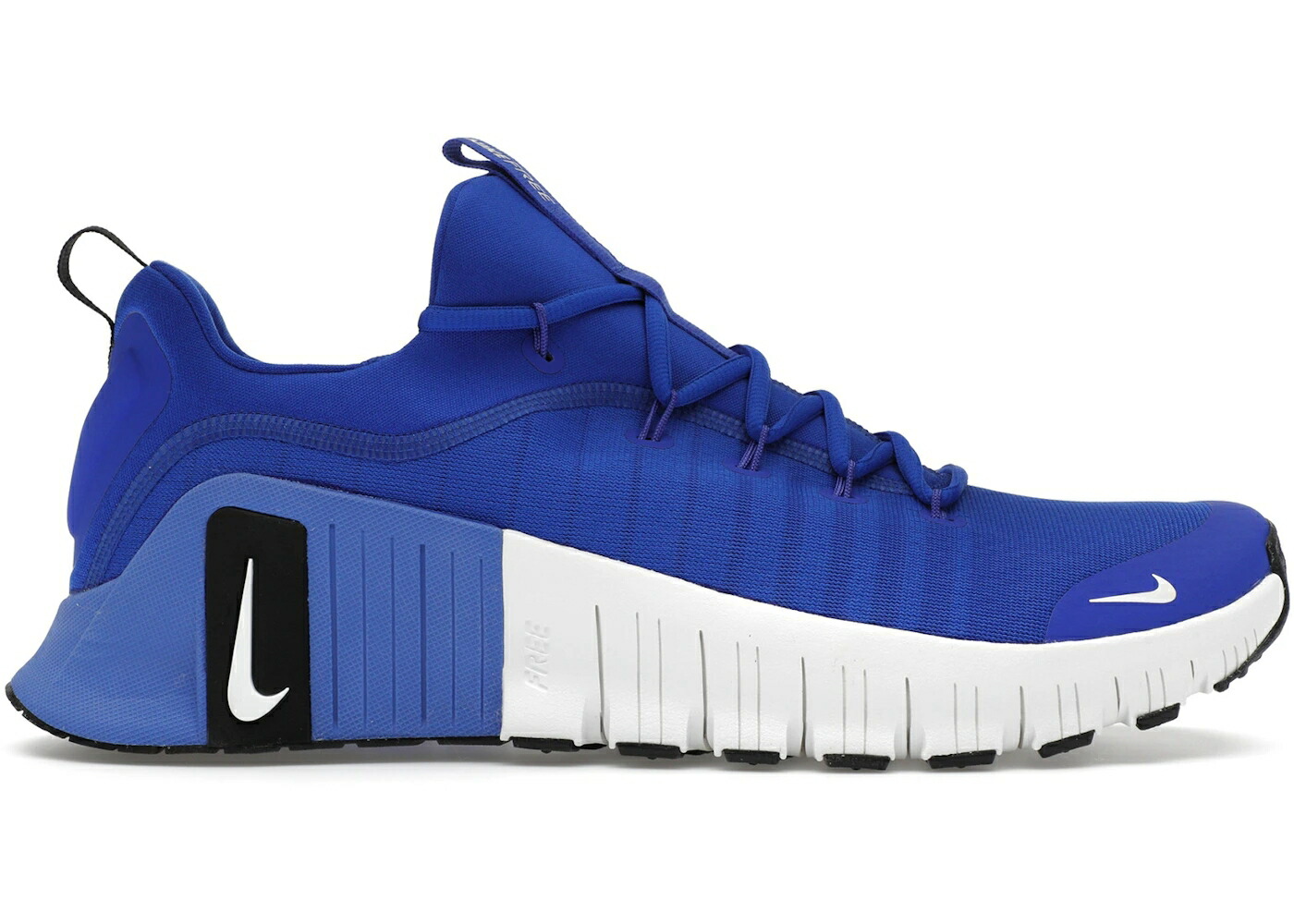 ナイキ フリー 青色 ブルー 黒色 ブラック 白色 ホワイト スニーカー メンズ NIKE FREE METCON 6 RACER BLUE BLACK SUMMIT WHITE / RACER BLUE BLACK SUMMIT WHITE