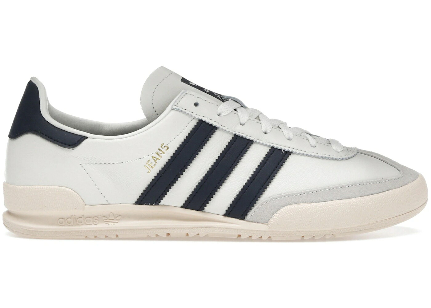 アディダス ジーンズ 白色 ホワイト レジェンド 砂色 サンド スニーカー メンズ ADIDAS JEANS CHALK WHITE LEGEND INK / CHALK WHITE SAND STRATA｜スニケス
